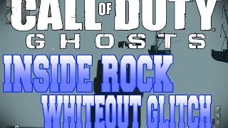 Call of Duty Ghosts: Whiteout Inside Rock Glitch + Hiding Spot!