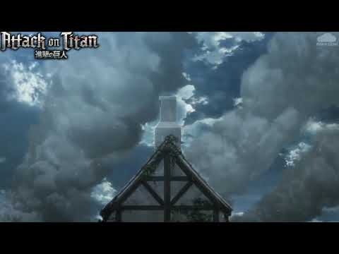 الحلقة 16 الموسم الثالث من انمي هجوم العمالقه ظهور هيبة القائد ايروين سميث وخطابه الحماسي 