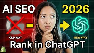 How To Rank Your Shopify Store in ChatGPT - 8 PROVEN Methods