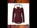 Veste Hiver Capuche Polaire Chaude Poches Zip Femme