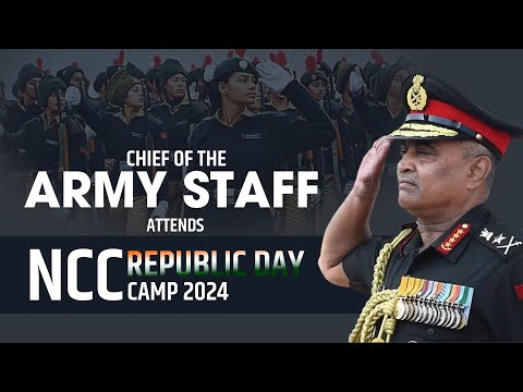 Live: Chief of the army staff Manoj Pande attends NCC Republic Day camp 2024 | Delhi