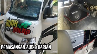 cara pasang audio di mobil grand max