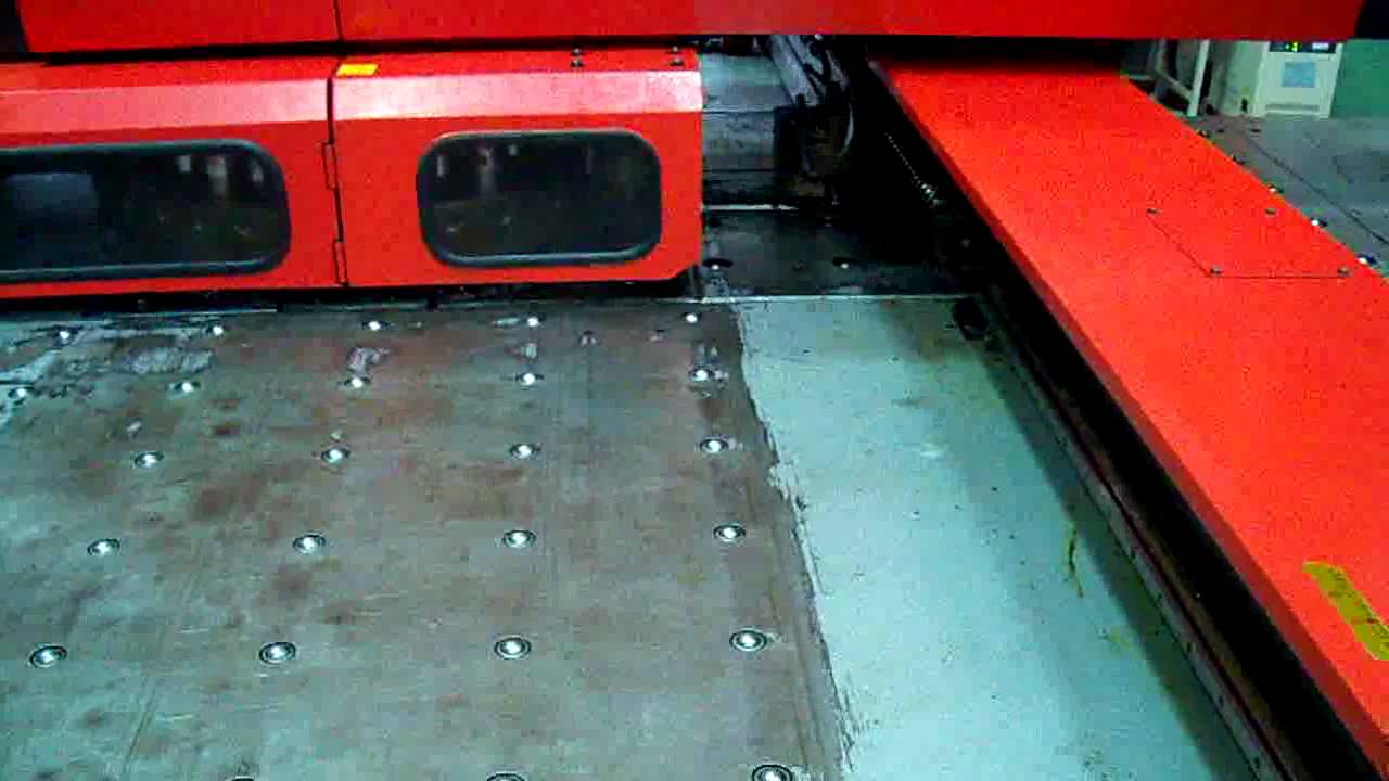 Amada 泰清鐵材nct沖風孔 Mpg Youtube