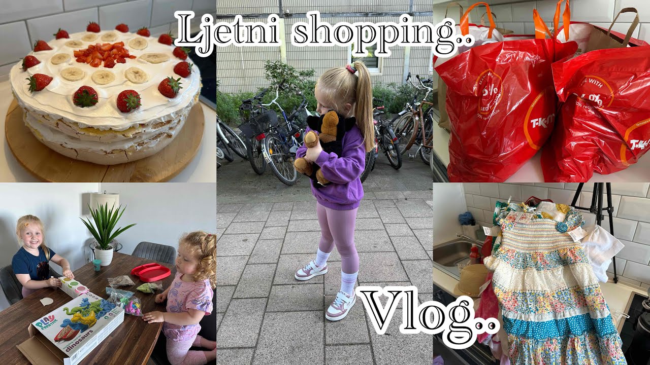 LJETNI SHOPPING 🛍️  🛍️ / TORTA 🎂 / NIKA STALNO NEKE GLUPOSTI RADI.. 😂🙈🙈