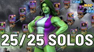 She-hulk Solos The Epoch Of Pain: True Olympian Gauntlet | Marvel Contest Of Champions