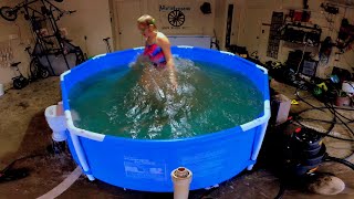 Winter Swimming In The Garage Swimming Pool In 3D Vr