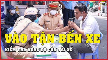 TP.HCM: Vào tận bến xe kiểm tra ma tuý, nồng độ cồn tài xế xe khách | Vietnamnet