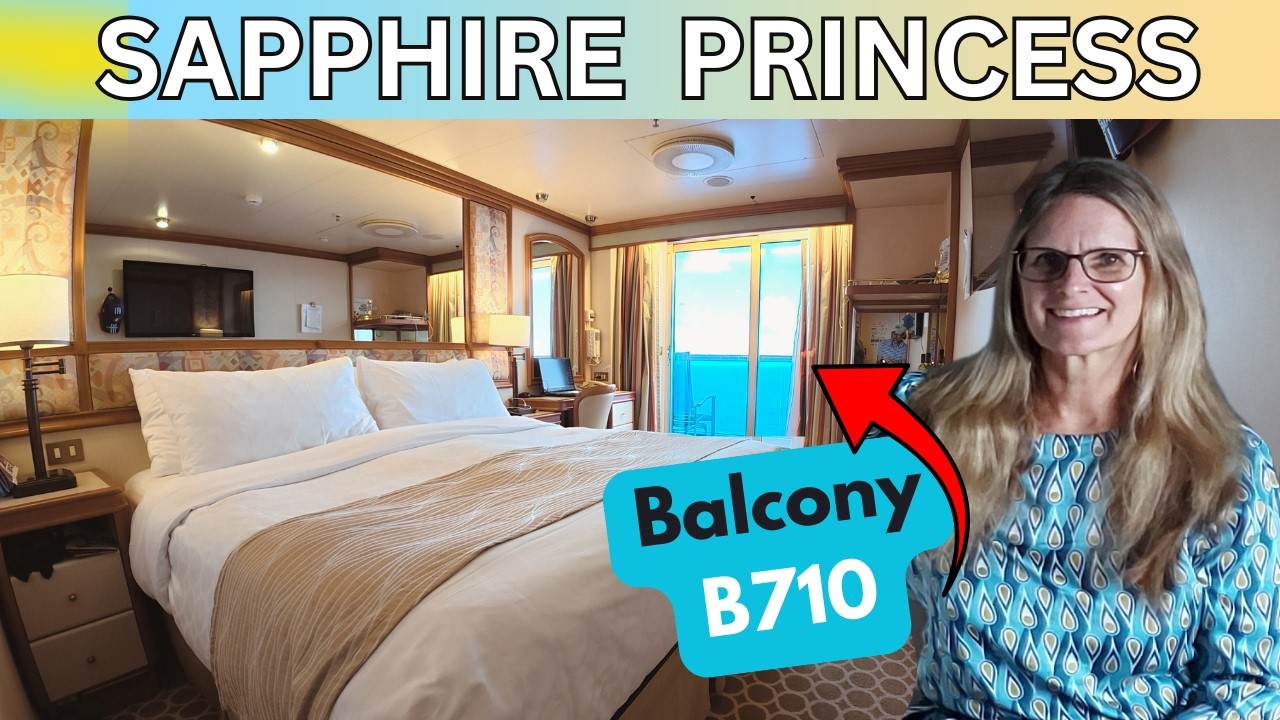 Sapphire Princess Cabin B710 with TOWEL Animals!