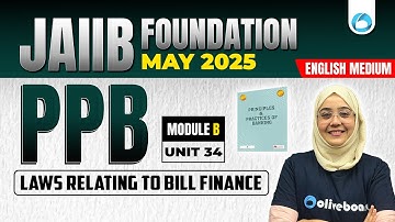 JAIIB May 2025 | JAIIB PPB Module B Unit 34 | JAIIB English Medium |JAIIB Exam Preparation 2025