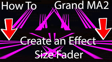 GrandMA2:How to Create an Effect Size Fader
