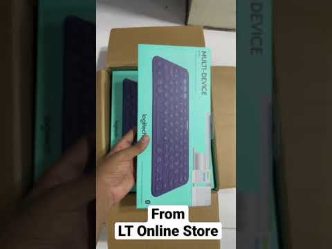 Logitech K380 Multi-Device Bluetooth Keyboard, Blue