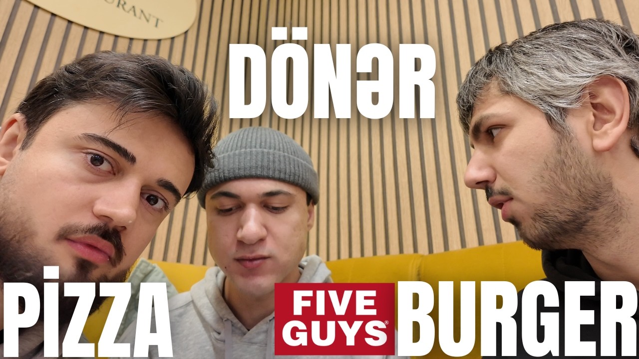 Praqada sonuncu yeyib içmə | Five Guys | Türk dönəri | Pizza