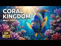 Coral Kingdom in 8K HDR | Most Beautiful Reef Fish &amp; Ocean Paradise Demo TV ( 3 hours)