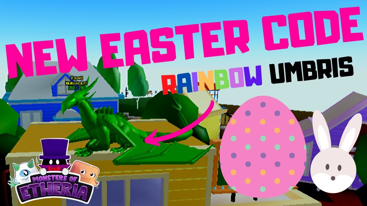 New Easter Code And Rainbow Umbris Monsters Of Etheria Youtube - etheria roblox codes 2020