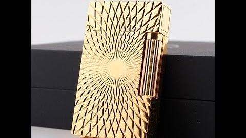 Bật lửa Dupont hoa văn hình tròn xoáy đẹp vào độc D39V | Deva.vn | Giá 750.000 Đ