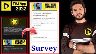 Tiki apps Short video community | tiki apps star clear reminder | Tiki apps Survey form | Tiki 2022 screenshot 5