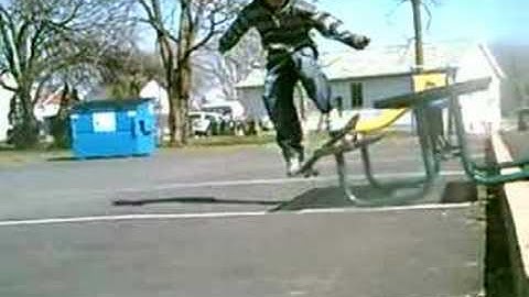 picnictable boardslide