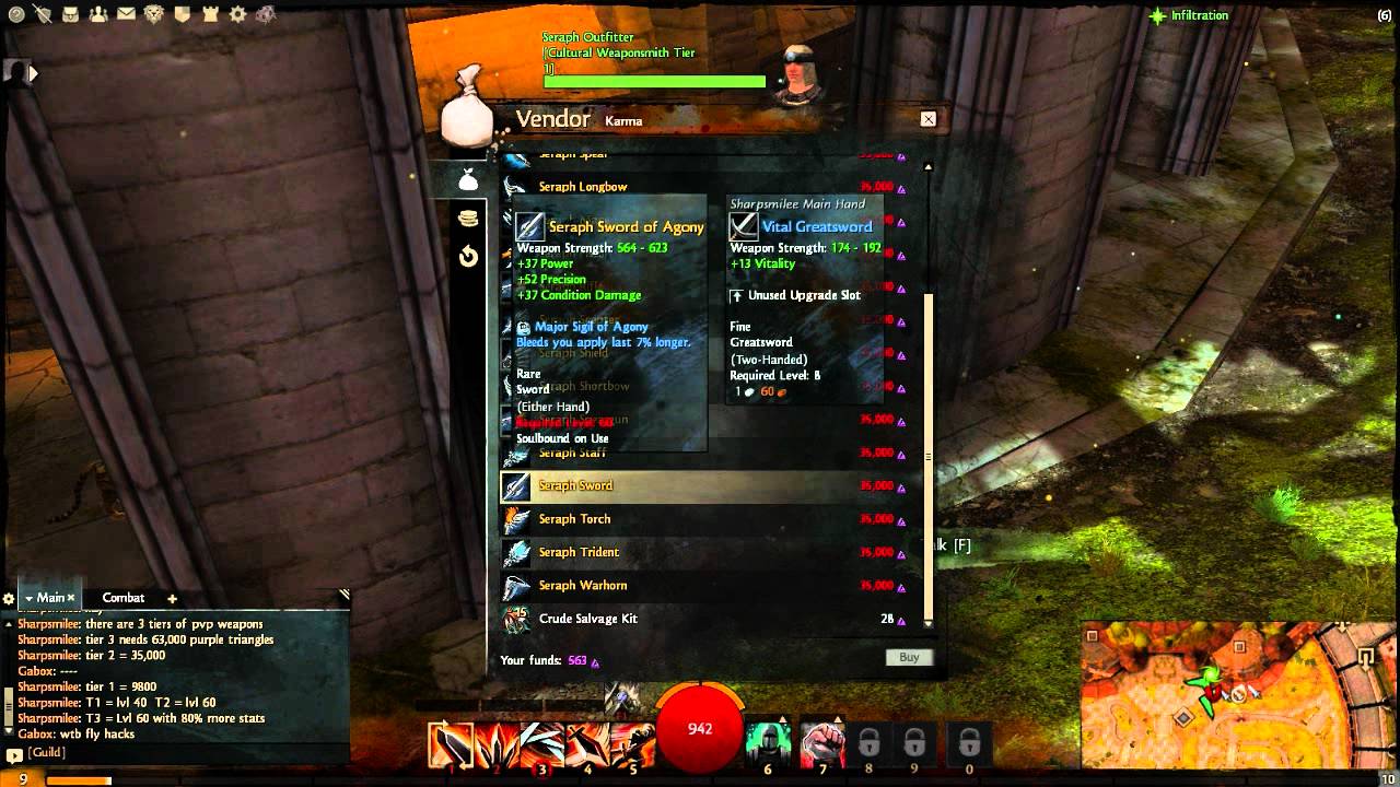 GW2 PvP Weapon Vendor YouTube