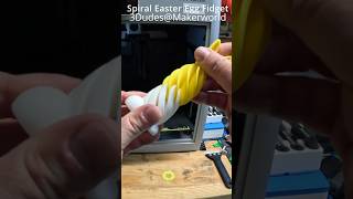 Spiral Easter Egg Fidgets | Easy 3D Print for Easter! #easter #bambulab #3dprinting #fidgettoys