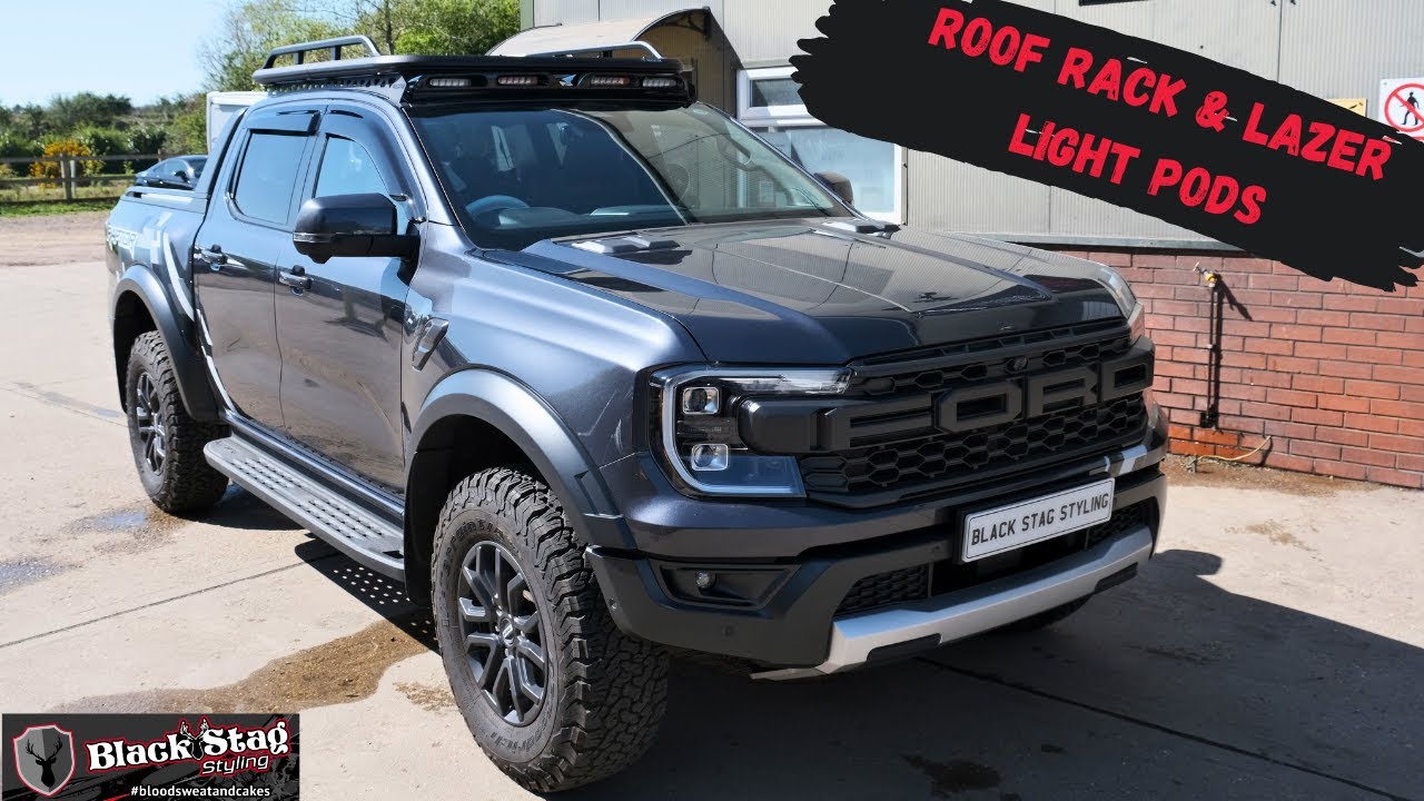Ford Ranger Light Pod Next Gen Ford Ranger Raptor - Lazer light pods and Predator roof rack ...