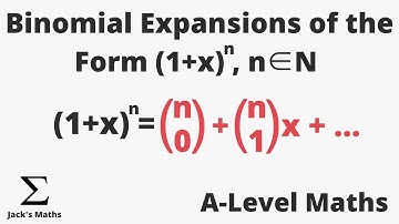 Binomial Expansion of (1+x)^n (n∈N) | A-Level Maths