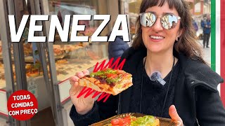 🇮🇹 TUDO QUE COMEMOS EM VENEZA (e todos os preços) 🤌🍕  | Alemanizando