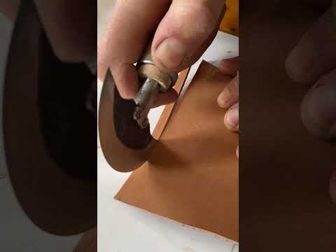 Making leather sheath for knife (puukko)