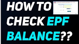 How to check EPF balance in EPF portal online screenshot 5