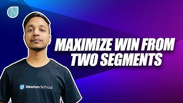 LeetCode Biweekly Contest 97 | 2555 : Maximize Win From Two Segments Solution | Newton School