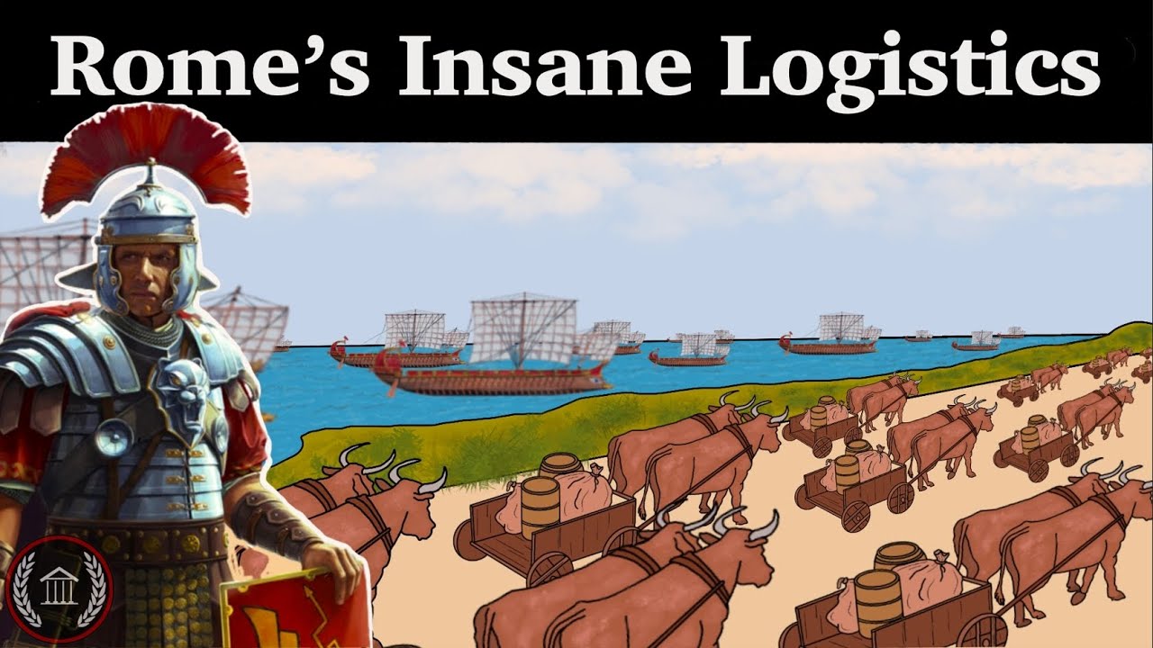 Сложная система снабжения армий Рима | Военная логистика