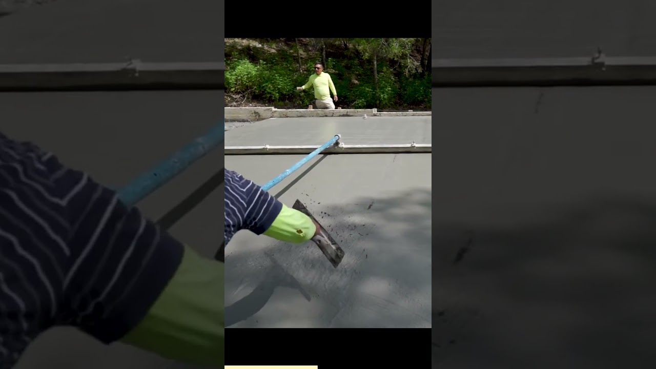 The secret to a flat concrete slab