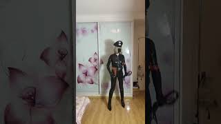 Sexy Deutsche villainess woman soldier get shot to death in her black high heel over the knee boots