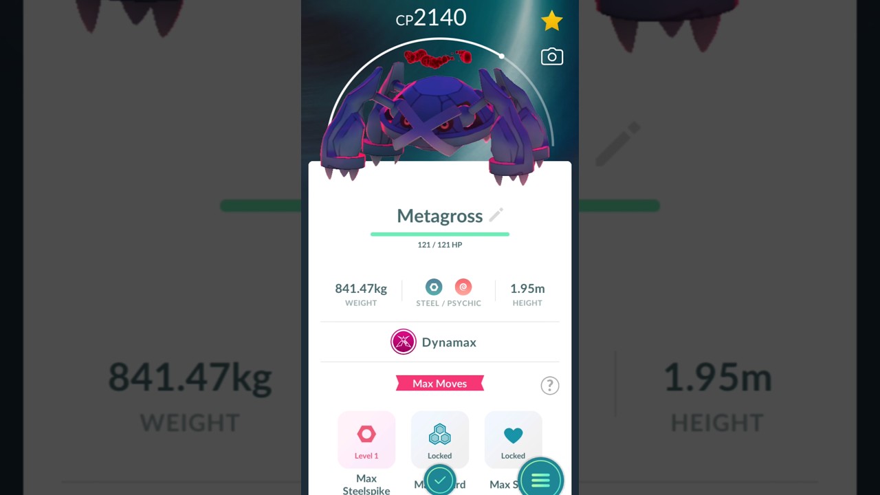Evolving to dynamax metagross