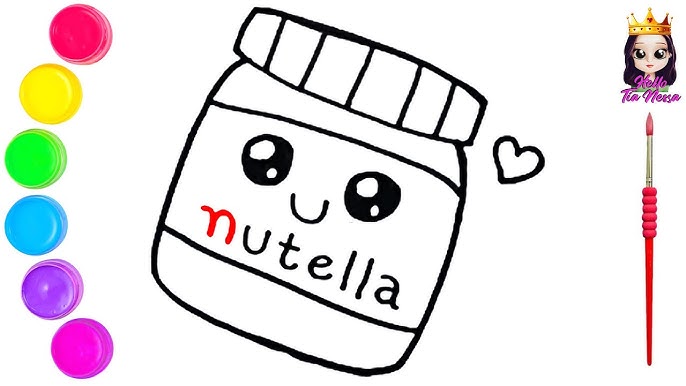 31 ideias de Nutella .  produtos nutella, kawaii desenhos fofos