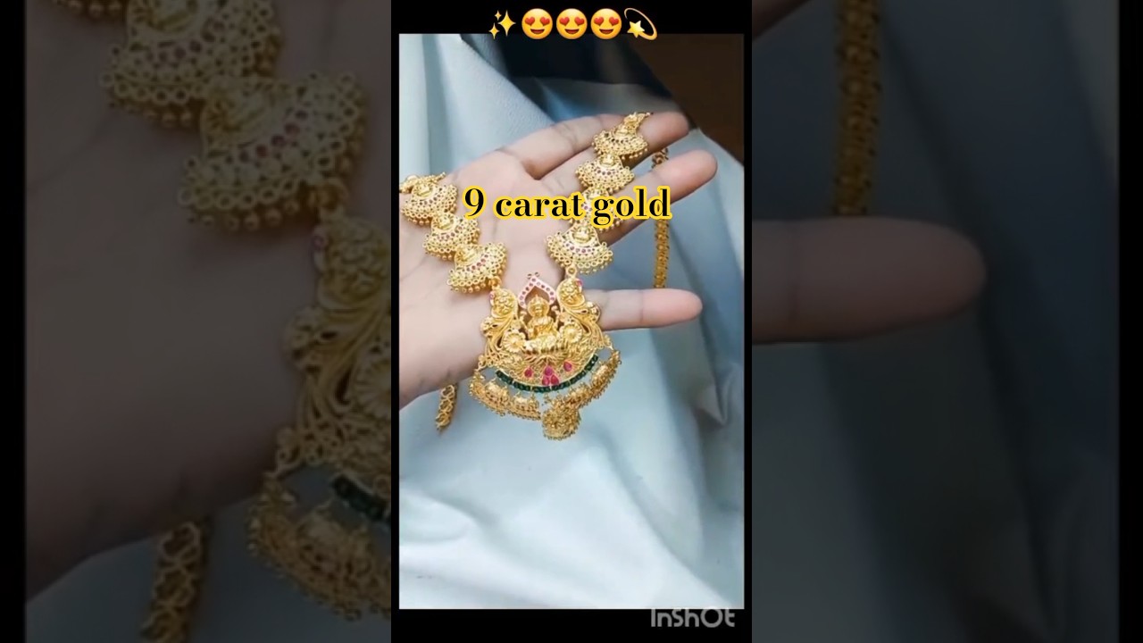 💛Traditional 9 carat gold temple jewellery 