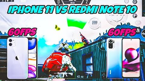 IPHONE 11 VS REDMI NOTE 10 🥶 1V1 TDM PLAYER 🇮🇳 60FPS ||