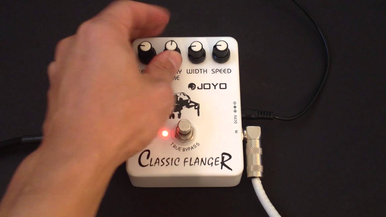 Joyo Classic Flanger JF07 Pedal Review Demo YouTube