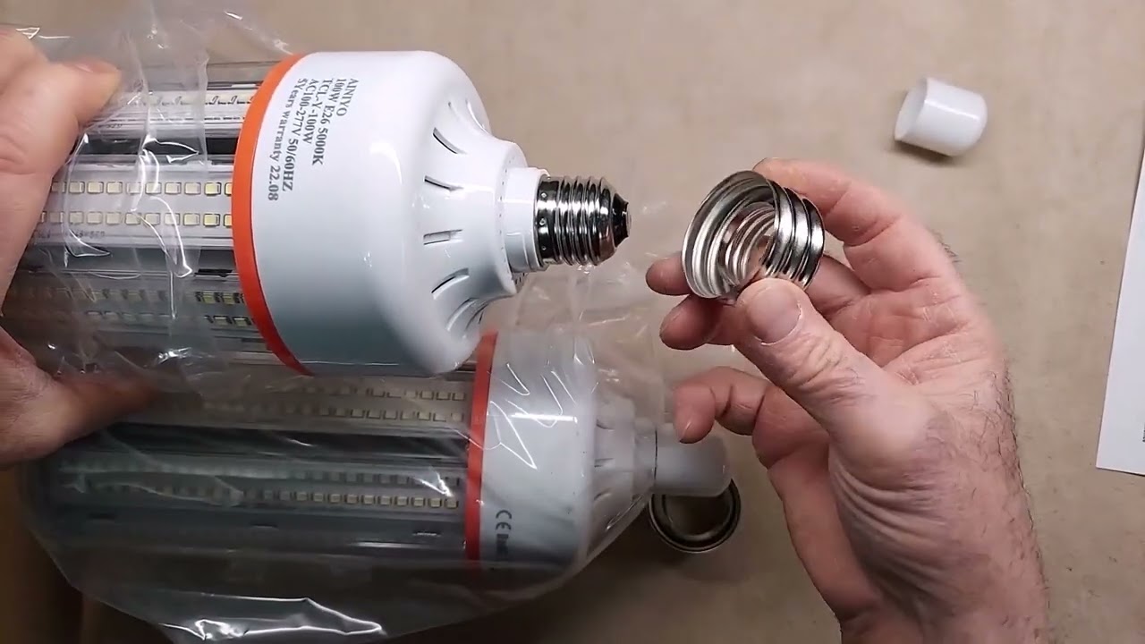 100W Led Corn Light Bulb, E39 E40 mogul Base Review, They Are Super Bright, 13500L Of Super Bright L