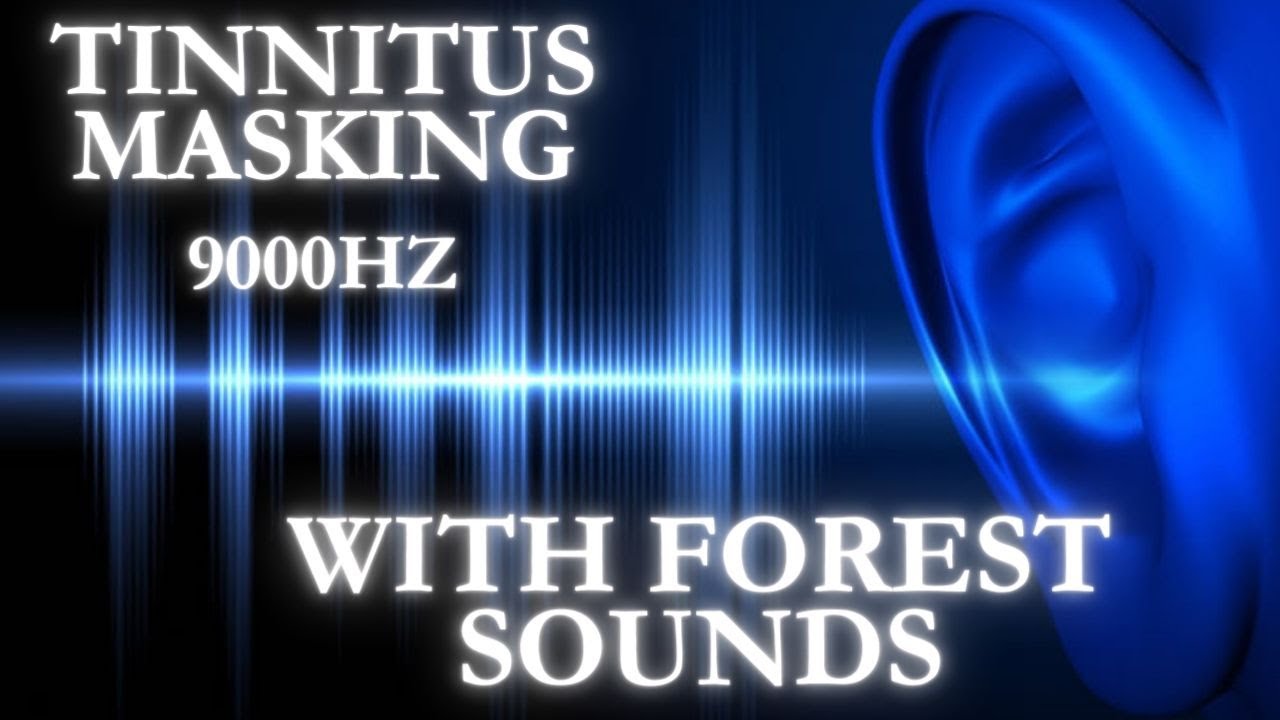 2Hrs 9000 hz Tinnitus wtih White Noise / Nature Sounds Tinnitus Sound
