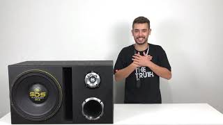 Caixa trio SDS 3.3k Eros 1650W RMS + D405x JBL + ST400 Trio