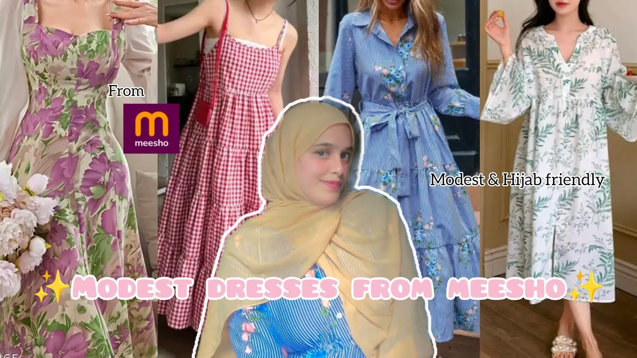 Modest Dresses Haul👗🎀 | Under 400💸 | Meesho Haul