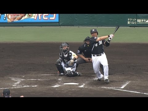 井口が今日もアーチを架ける 第13号ソロで同点に 2013.06.09 T-M