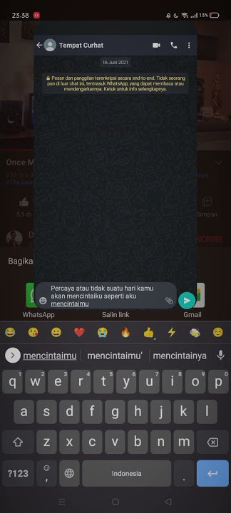 Ku Yakin Pasti Suatu Saat | Story Wa Once Aku Mau