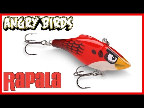 Rapala Angry Birds Fishing Lure [UNBOXING] "Rattlin' Red Bird" - YouTube