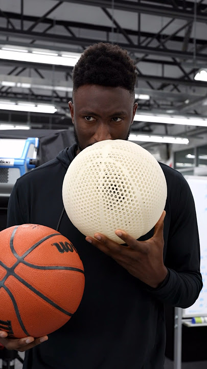 This Airless Basketball is 3D Printed!