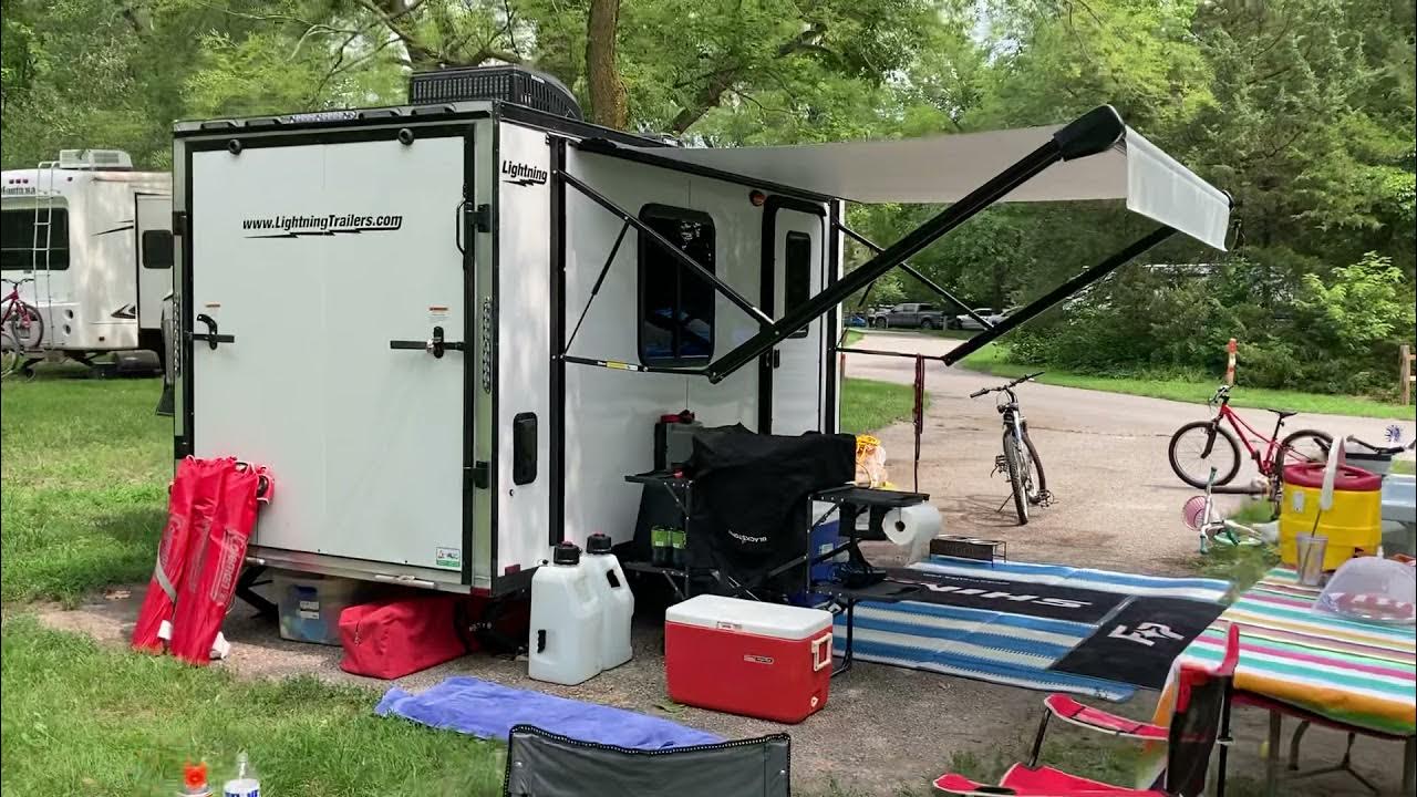 Trailer conversion with tip out bed YouTube