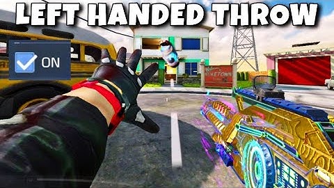 HOW TO THROW GRENADES WITH LEFT HAND IN COD MOBILE ENABLE LEFT HANDED TACTICAL GRENADE IN CODM 2025