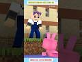 membantu mermaid pinki kasih air #dubbing #minecraft  #short