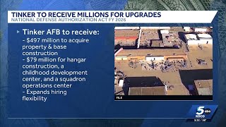 Big upgrades on the way to Tinker Air Force Base after NDAA passes
