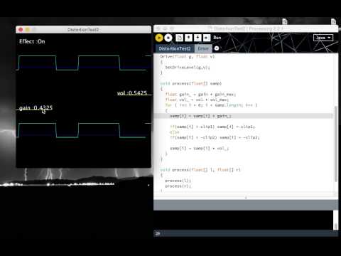 Processing - Distortion Programming Test 2